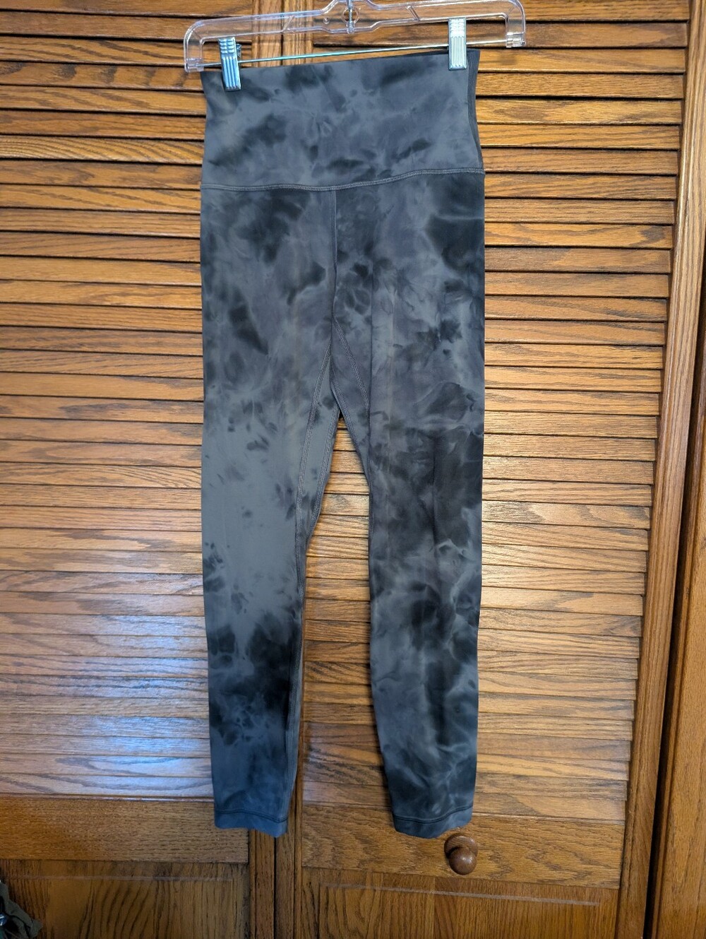 Lululemon Women's Tie Dye Align Leggings Black Gray Size 4
